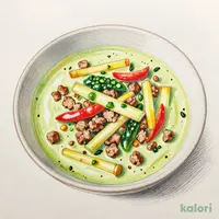 Soy Meat Green Curry