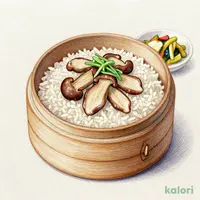 松茸せいろご飯 香の物付