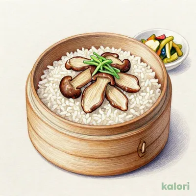 松茸せいろご飯 香の物付