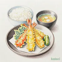 海老天ぷら盛合せ膳