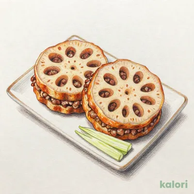 蓮根のはさみ揚げ