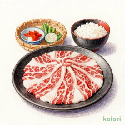 黒毛和牛しゃぶしゃぶ御膳（白ご飯）