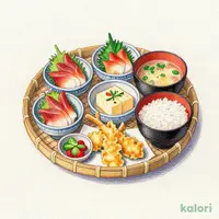 かごの屋御膳（白ご飯）