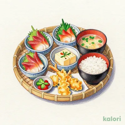 かごの屋御膳（白ご飯）