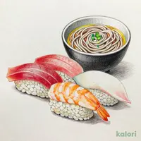 にぎり寿司3貫と選べる麺セット