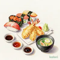 にぎり寿司5貫定食