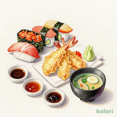 にぎり寿司5貫定食