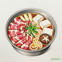囲みすき焼き