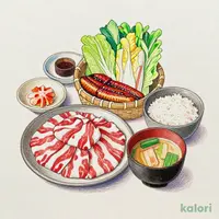 国産牛しゃぶしゃぶ御膳（鰻せいろご飯）