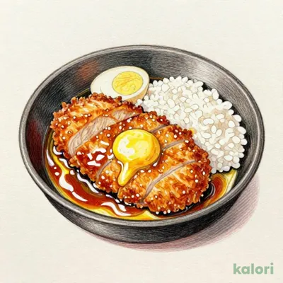 Simmered Domestic Pork Loin Cutlet Set Meal