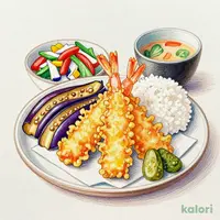海老天ぷら定食