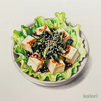 豆腐と海藻のミニサラダ