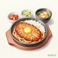 国産豚ロース かつとじ定食