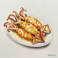 イカ下足の唐揚げ (ダブル)