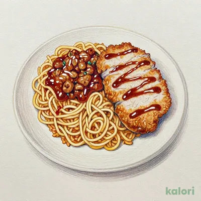 Toruko Rice (Pasta, Pilaf & Pork Cutlet)