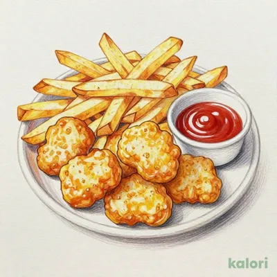 French Fries & Fried Chicken Set