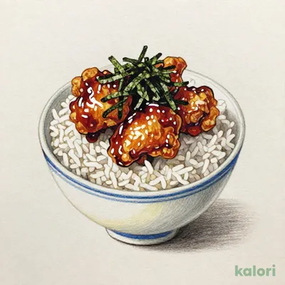 ミニ甘辛唐揚げ丼