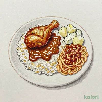 Fried Chicken Special Toruko Rice Lunch