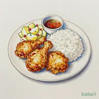 唐揚げランチ