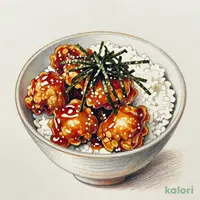 甘辛唐揚げ丼