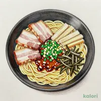 京都背脂醤油 油そば