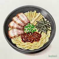 京都背脂醤油 辛みそ油そば
