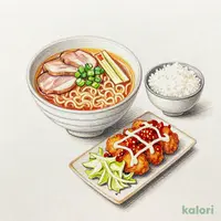 麻辣唐揚げ定食