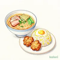 焼きめし唐揚げ定食