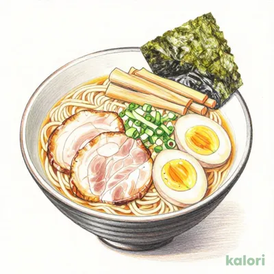 京都背脂醤油全部のせラーメン