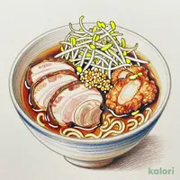 Garlic Back-Fat Soy Sauce Ramen, Deluxe Meat Extra