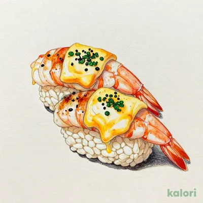 えびバジルチーズ炙り