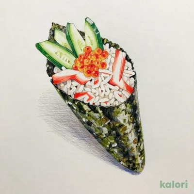 かに風サラダ手巻
