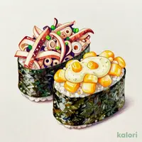 サラダ軍艦三貫盛
