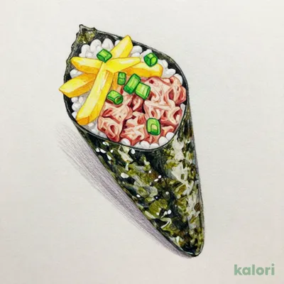 天然インドまぐろとろたく手巻
