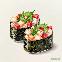 漬け胡麻海鮮軍艦