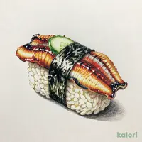 炙りうなぎ磯辺