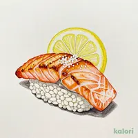 生サーモン炙り塩レモン