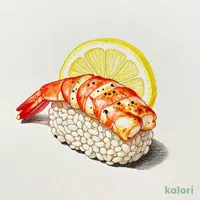 赤えび炙り塩レモン
