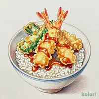 かかやの上天丼