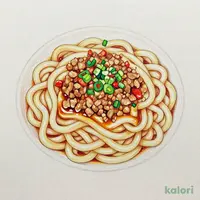 坦々肉味噌ぶっかけうどん（温・冷）