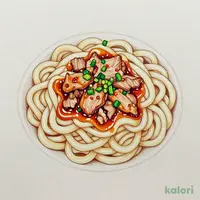 大辛豚つけうどん