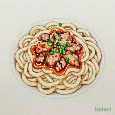大辛豚つけうどん