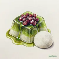 抹茶あんみつ
