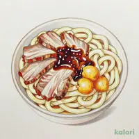 梅豚ぶっかけうどん（温・冷）