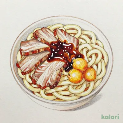 梅豚ぶっかけうどん（温・冷）