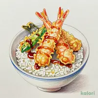 海老天丼