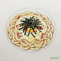 海苔ボナーラクリームうどん