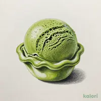 濃い抹茶アイス