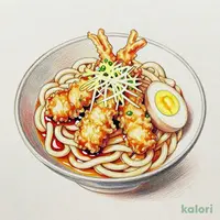 鶏の親子天おろしぶっかけうどん（温・冷）