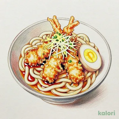 鶏の親子天おろしぶっかけうどん（温・冷）